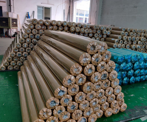 28kg Clear PVC Printing Film Sheet Roll Stretch 0.075mm 28PHR