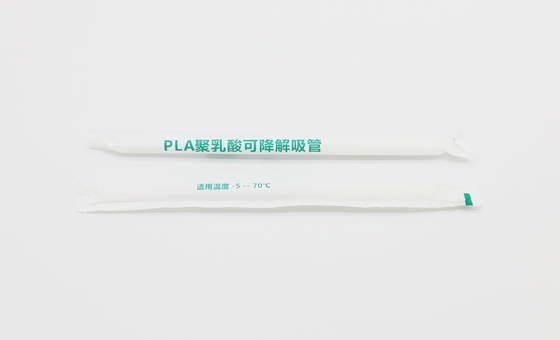 Biodegradable White Paper Drinking Straws Custom 6mm 8mm 10mm