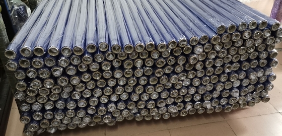 40kg Plastic PVC Printed Film Stretch 42PHR Blue Non Sticky For Packing