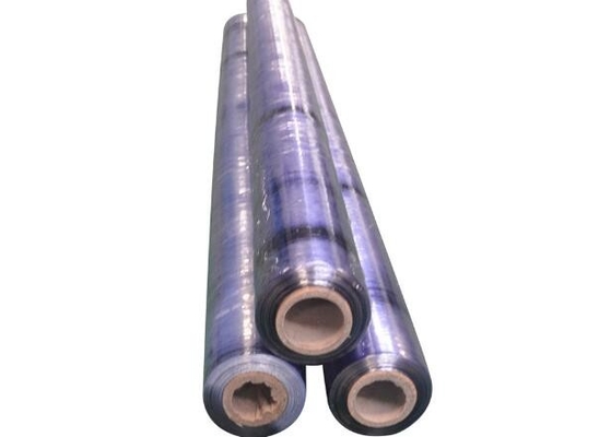 Soft PVC 42PHR Transparent Plastic Film Roll 0.06mm 2200mm width For Packaging