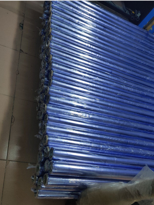 No Sticky Clear PVC Sheet Roll 0.05mm Blue PVC Film 42PHR 28kg For Mattress